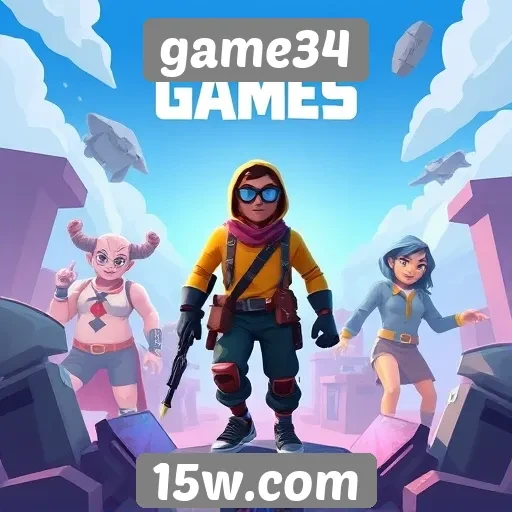 Principais jogos em destaque no site game34